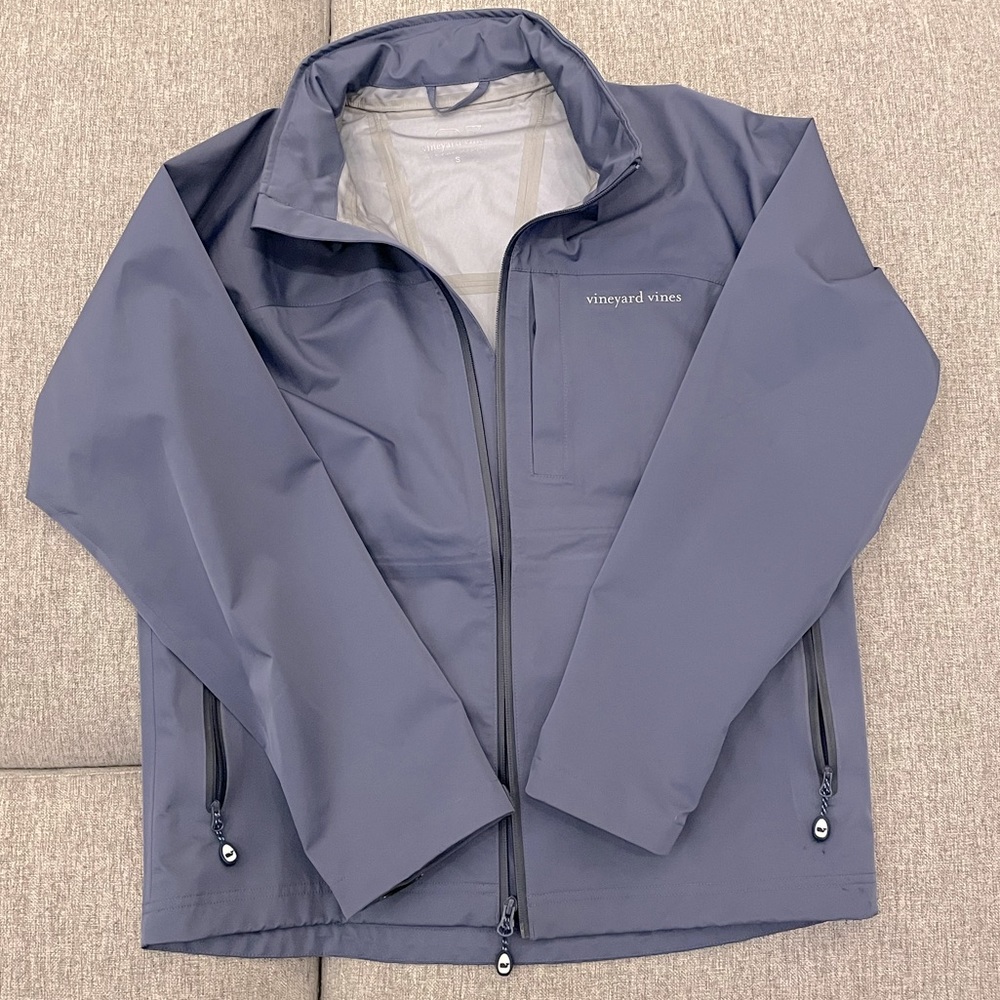 Vineyard Vines Men’s blue/gray Rain Shell Jacket